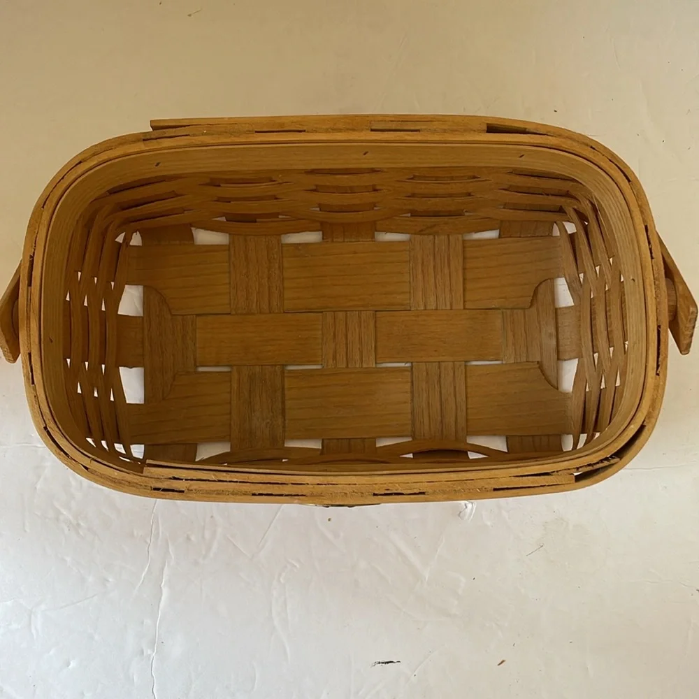 Peterboro Basket small rectangular handle